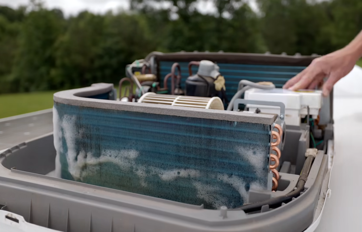 RV climate control diagnostic and repair